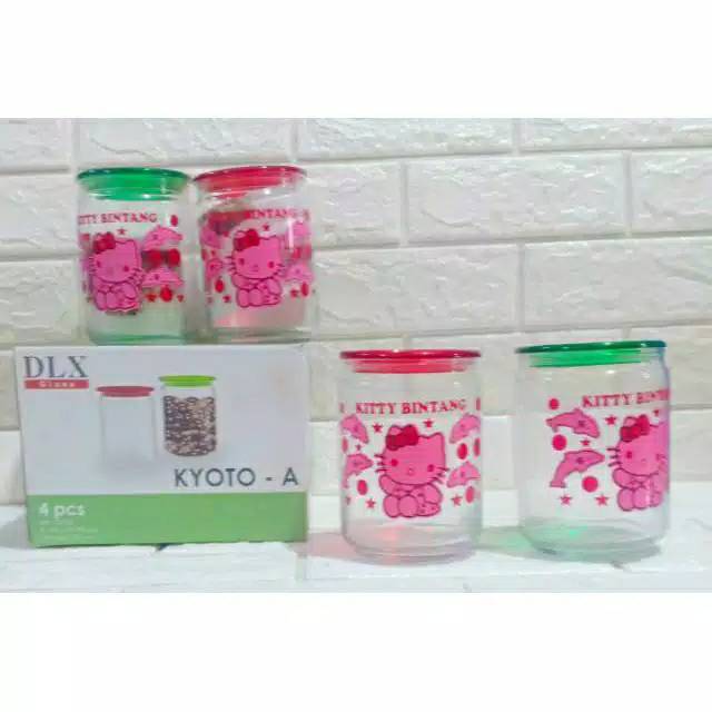 Toples Kaca Canary DLX 4 Pcs / Toples Beling
