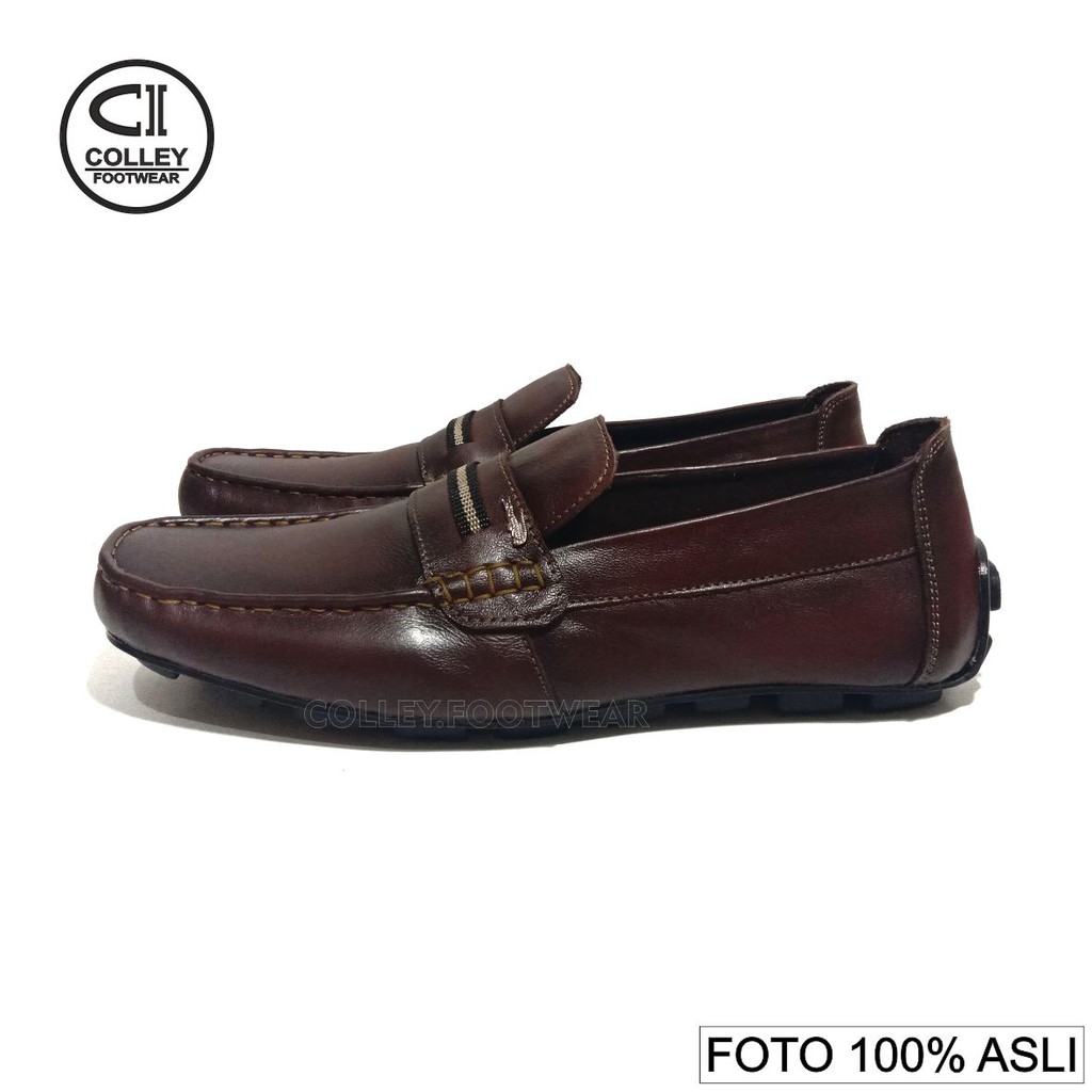 COD - SEPATU KULIT ASLI 100% / MOCASSIN PRIA / LOAFERS / CASUAL LEATHER SHOES CLY-ODL-021