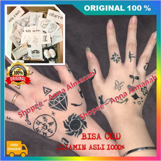 PROMO Tattporarry Henna Tato Kit Henna Mendesain Tato Dengan Aman dan Halal 100% ASLI ORIGINAL
