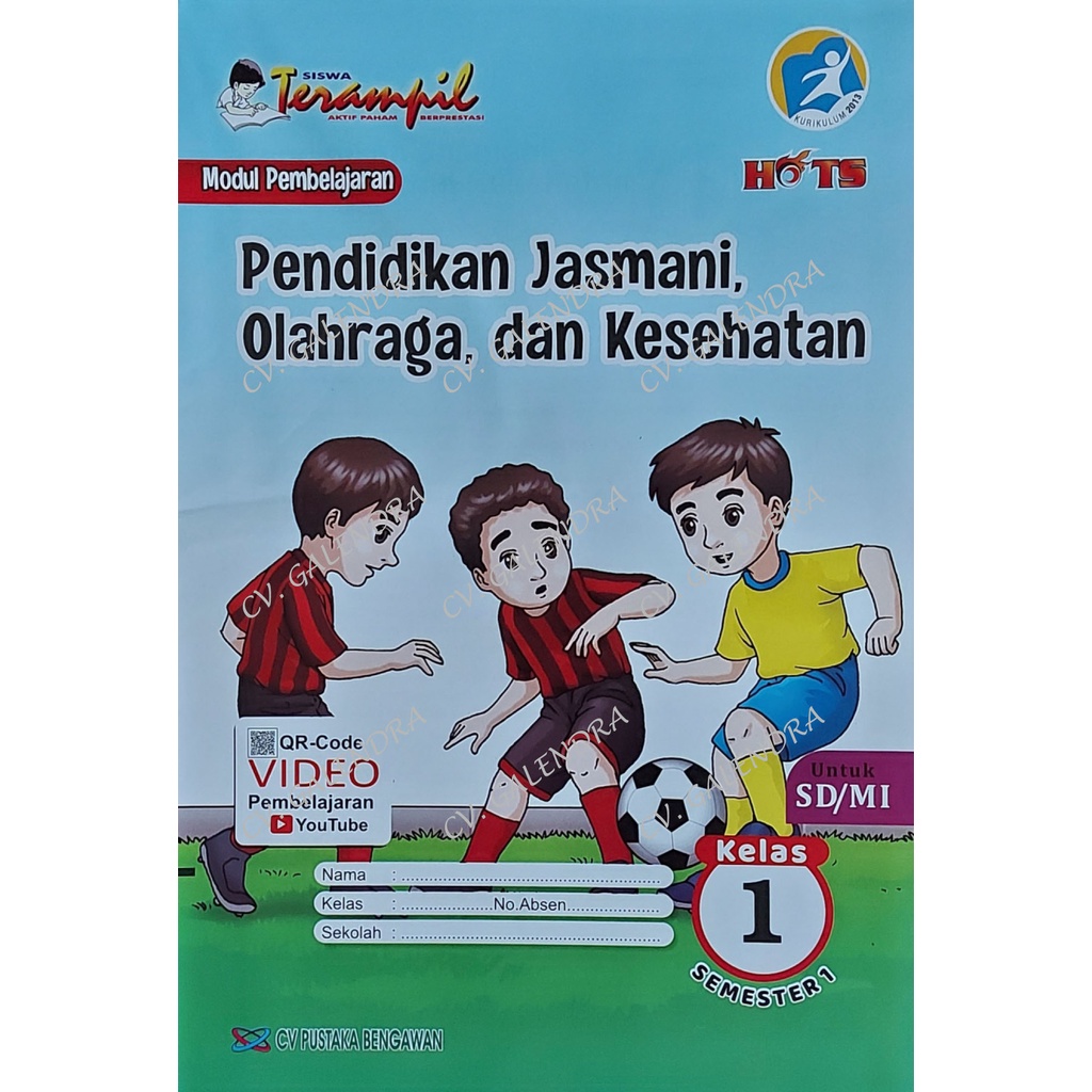 Modul PJOK Terampil SD/MI Kls 1 - Semester 1