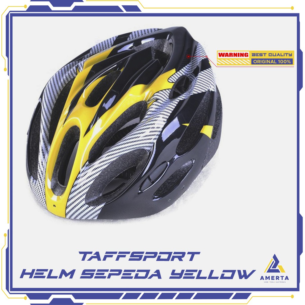 TaffSPORT Helm Sepeda EPS Foam PVC Shell - x10