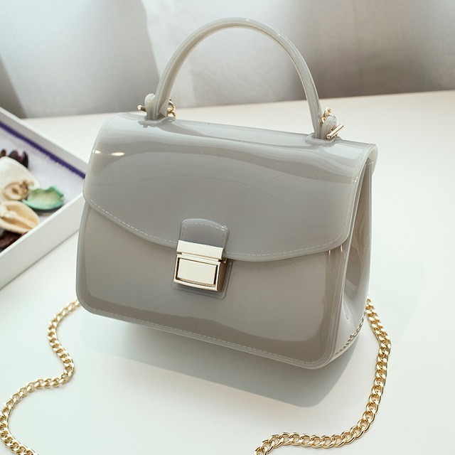 Tas Wanita Jelly Gelly Glossy Import