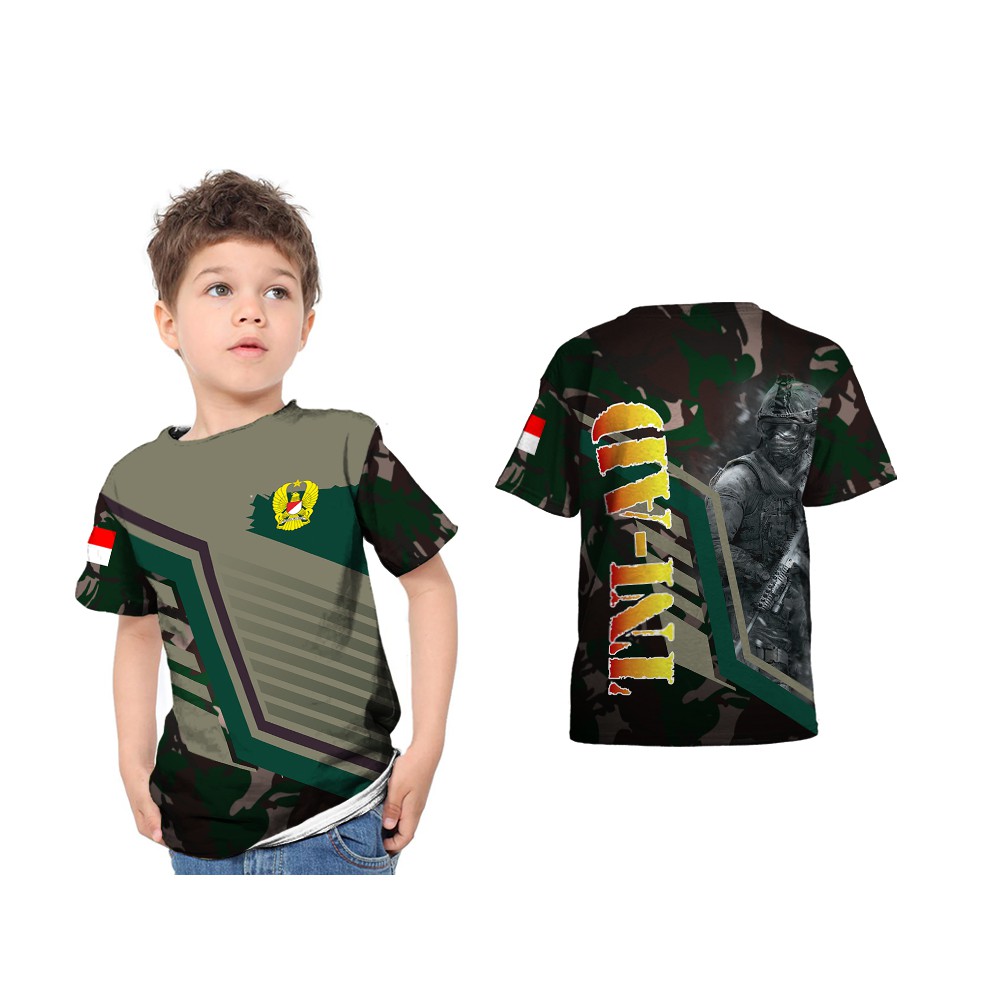 Kaos TNI AD Original | Kaos TNI AD Anak | Kaos TNI AD Terbaru [Riashop]