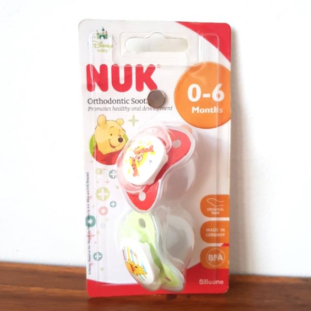 Nuk Orthodontic Soother Empeng Bayi 0 6 Bulan Indonesia