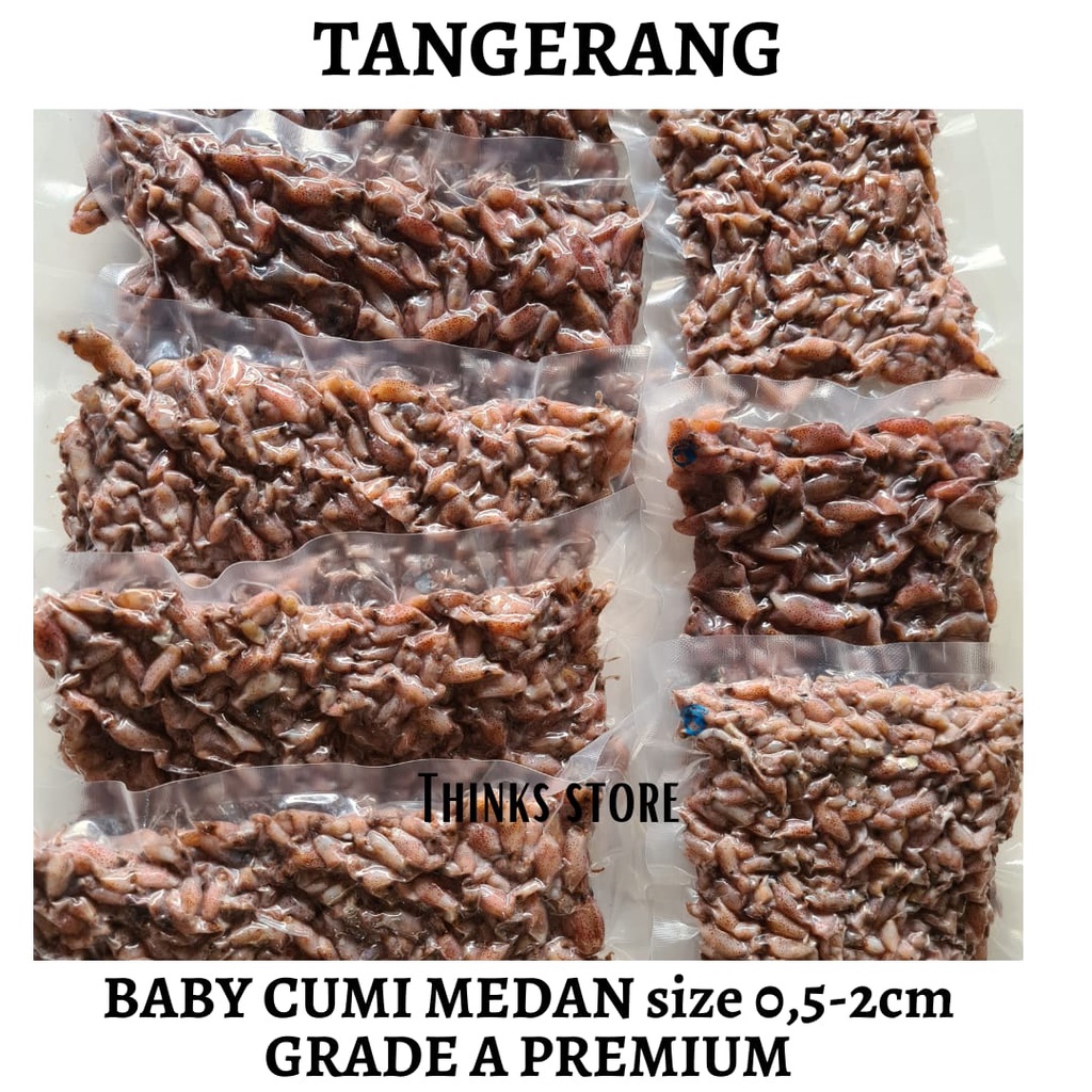 

BABY CUMI MEDAN / BAYI CUMI KECIL - PREMIUM - Grade A 250gr