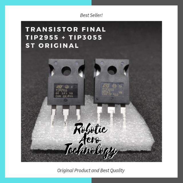 TR TIP2955 TIP3055 TIP 2955 TIP 3055 1 SET DIJAMIN ORI