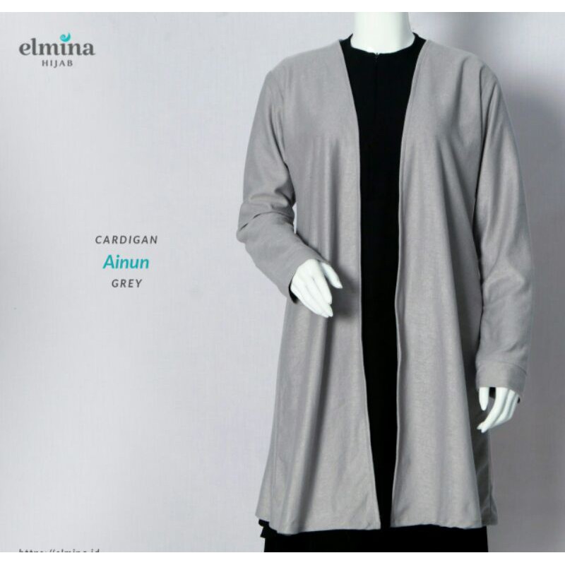 Cardigan Ainun By Elmina Hijab