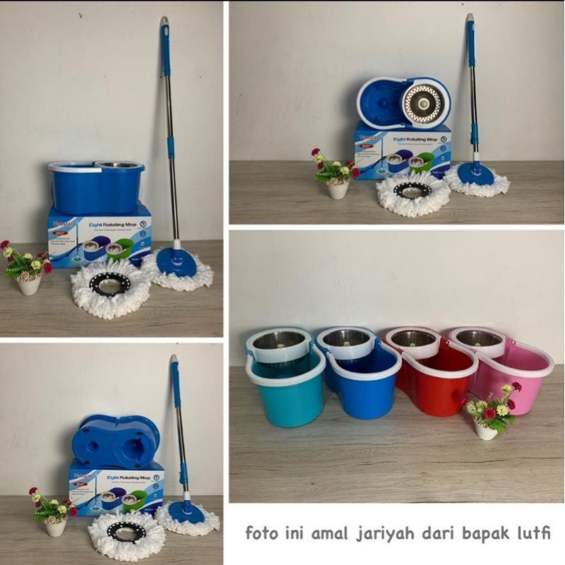 mini mop vanstar alat pel setainlis peralatan pembersih lantai