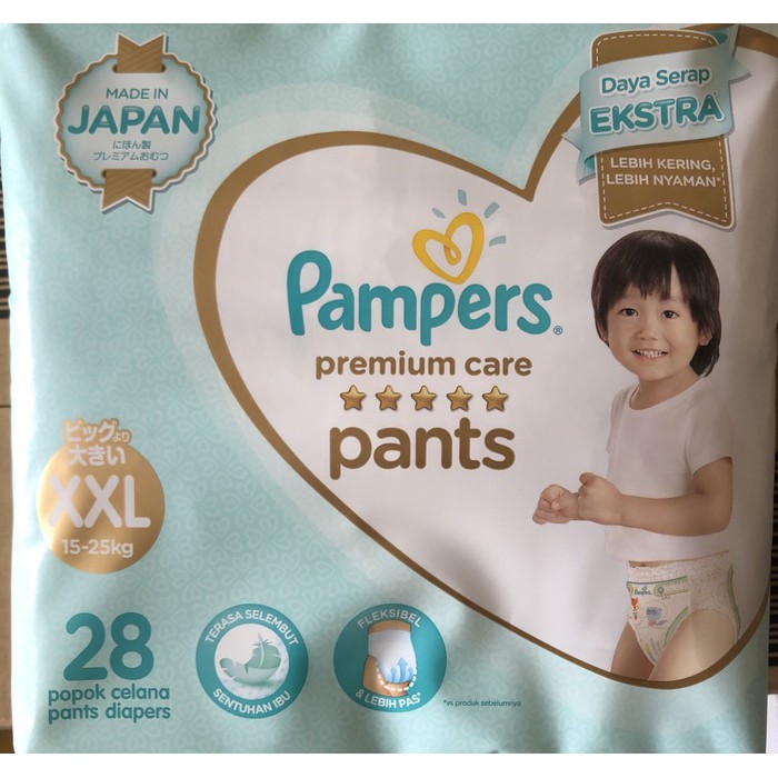 Pampers Premium Care Pants XXL28 / Pampers Popok Celana