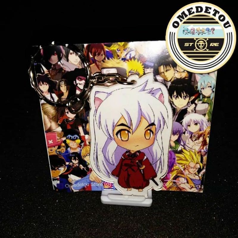 Gantungan Kunci Keychain Anime Detective Detektif Conan Inuyasha
