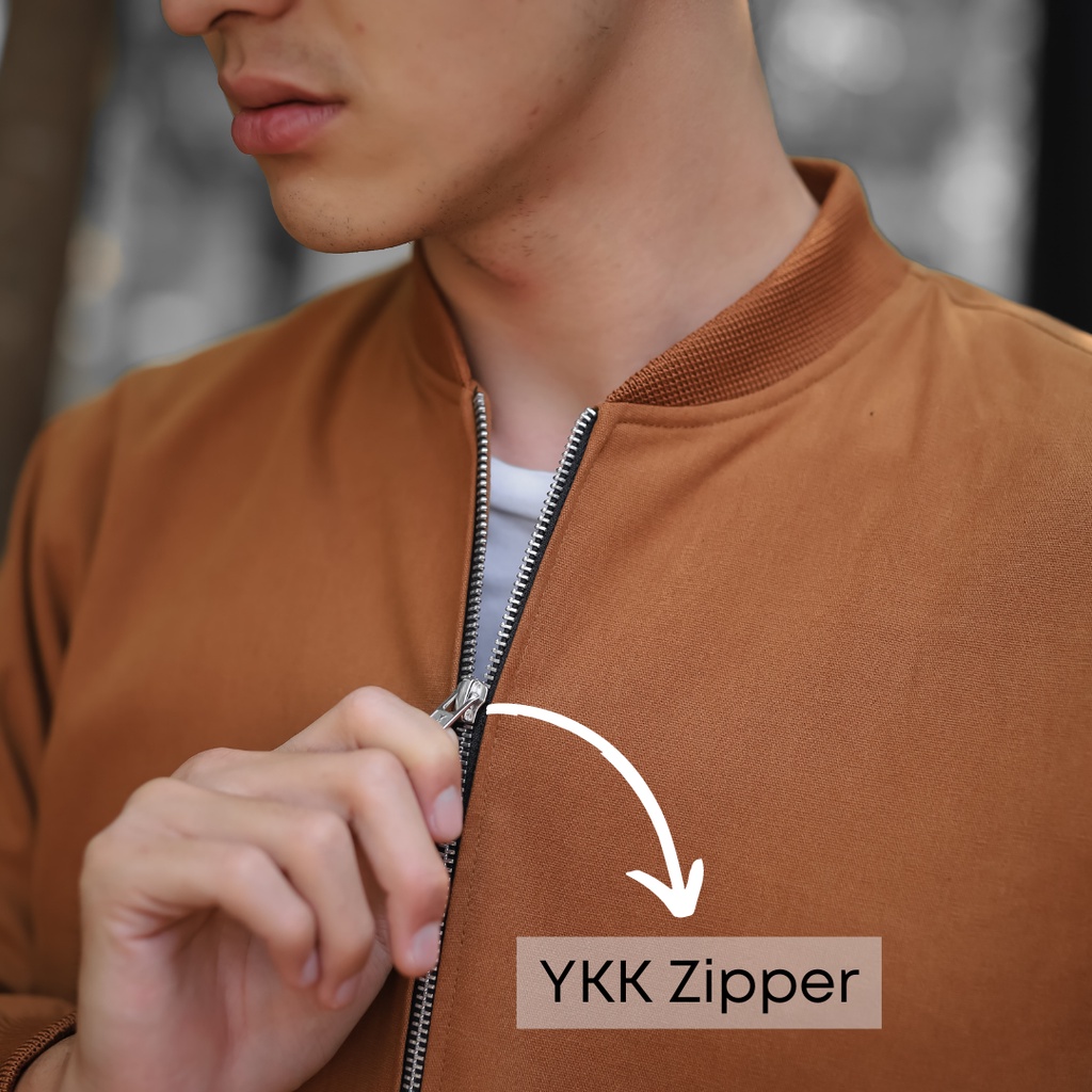 Libra Jaket Canvas Bomber Pria Premium-7