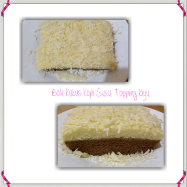 

BOLU KUKUS KOPI SUSU TOPPING KEJU