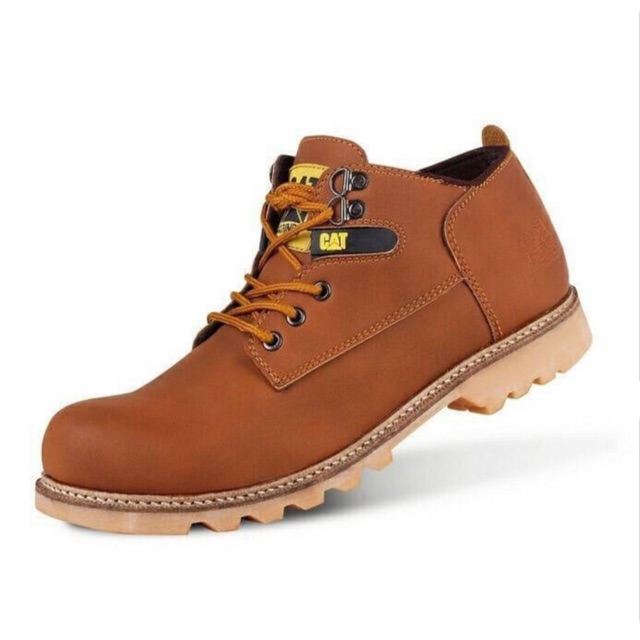 Sepatu Safety Caterpillar Kualitas Semi Kulit No 2