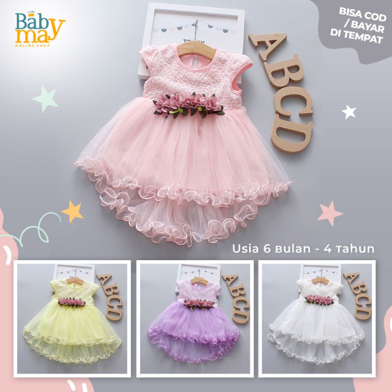 Gaun Dress Tutu Anak Perempuan 0 18 Bulan Gaun Anak Perempuan  1 2 3 4 Tahun Dress Tutu Anak Perempu
