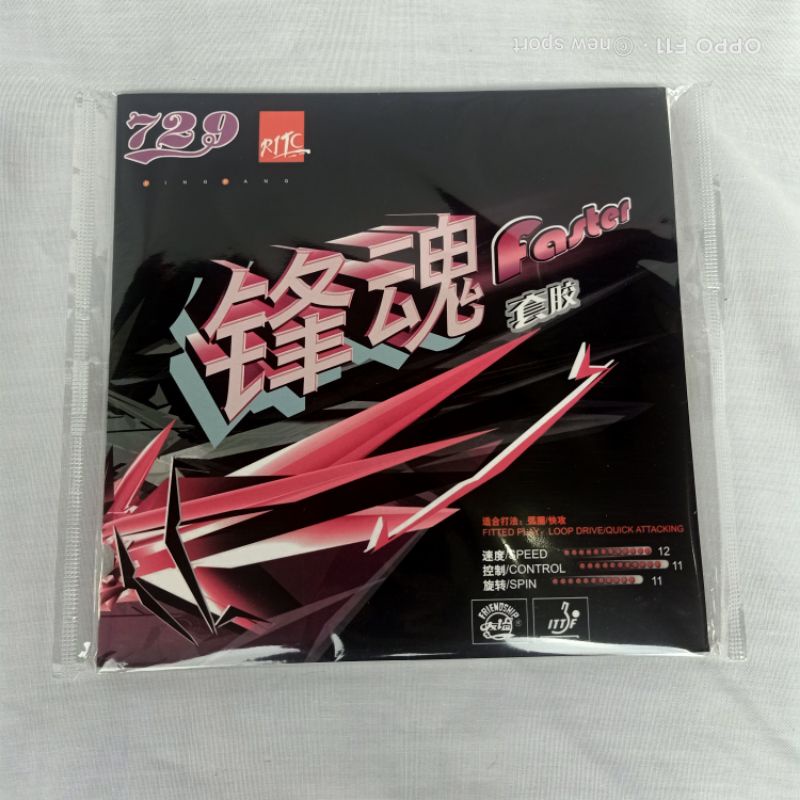 bet tenis meja RITC 729 faster