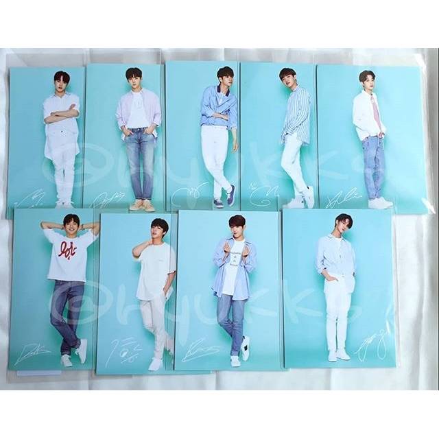 WANNA ONE SUMMER POP UP STORE MEMBER POSTCARD