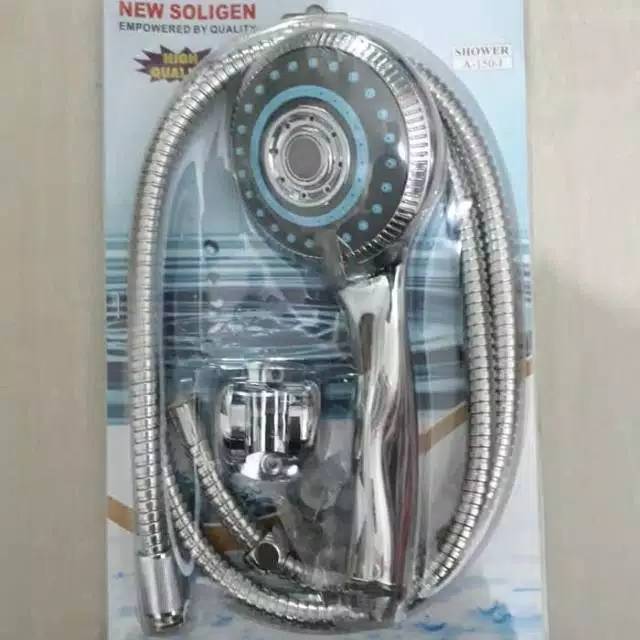 Hand shower mandi stainless bulat besar 150