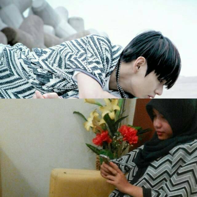 Outer cardigan v BTS baju