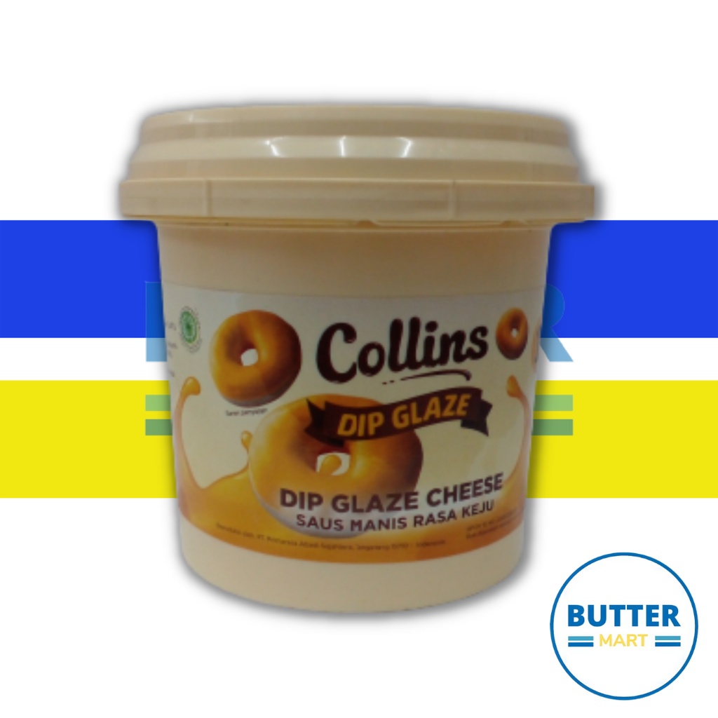 

Collins dip glaze keju | Saus manis rasa keju 1kg