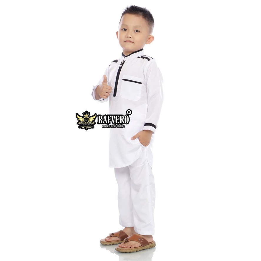 Setelan Anak Laki laki Jubah Gamis Pakistan Azwan Original Rafvero