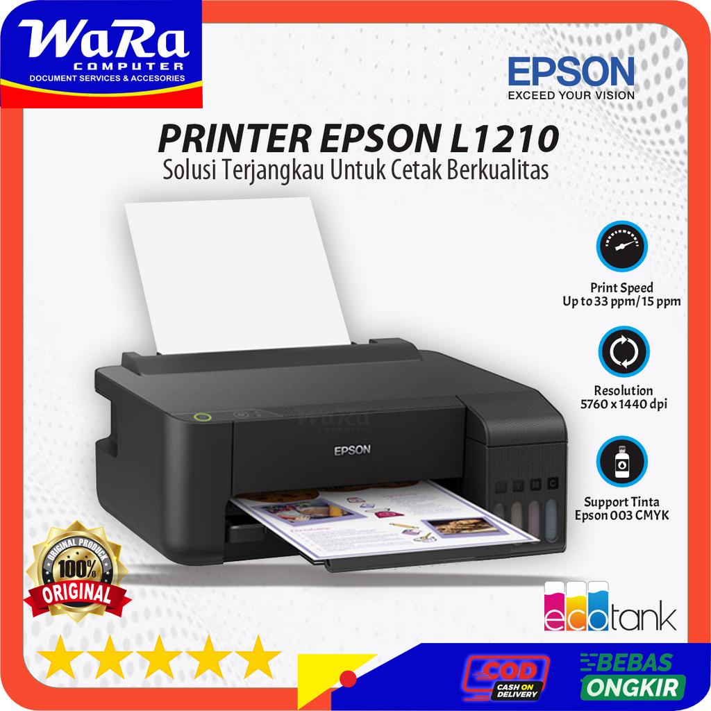 Epson L1210 Printer Pengganti L1110 sudah dengan Tinta epson 003 original