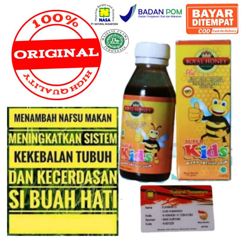 

Madu kids nasa original penambah nafsu makan anak