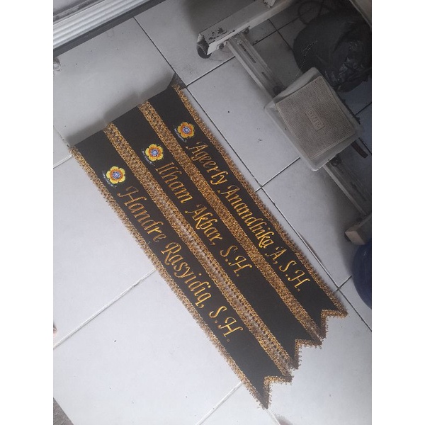 selempang bludru logo unsri