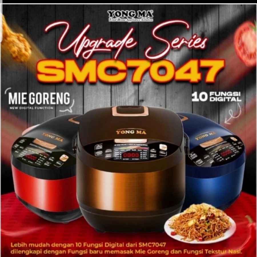 Jual Rice cooker Magic Com Yongma Digital 2 liter SMC 7047 / Yongma smc7047 Shopee Indonesia