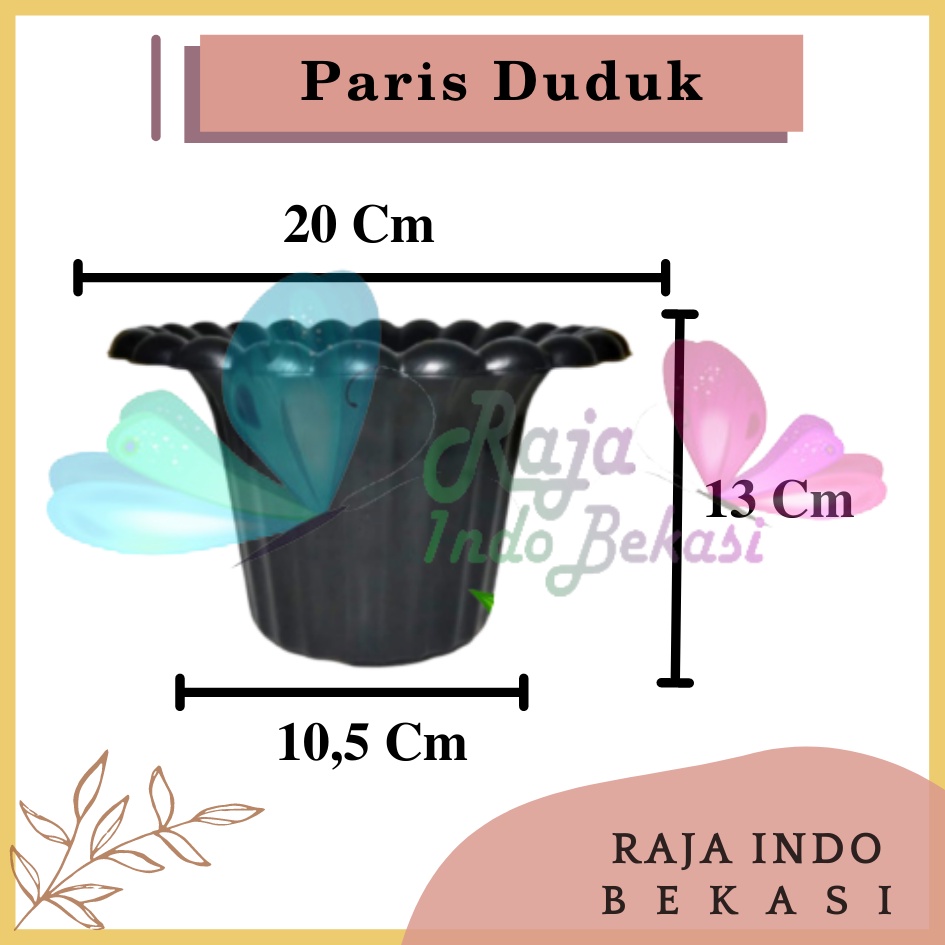 Pot Mawar Paris Duduk Hitam 20 Cm Pot Bulat 20 Hitam Pot Plastik Murah Bkn Pot Tawon Pirus 18 21 Cm