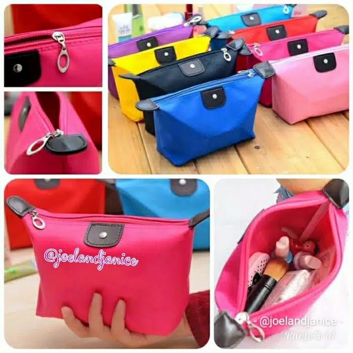 Kosmetik Mini Pouch Make Up / Tas Kosmetik / Cosmetic Organizer Pouch / Monopoly Travel / Travel Bag