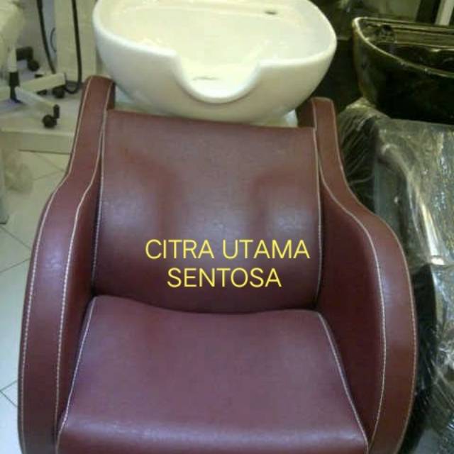 Kursi keramas washbak duduk keramik salon kecantikan rambut