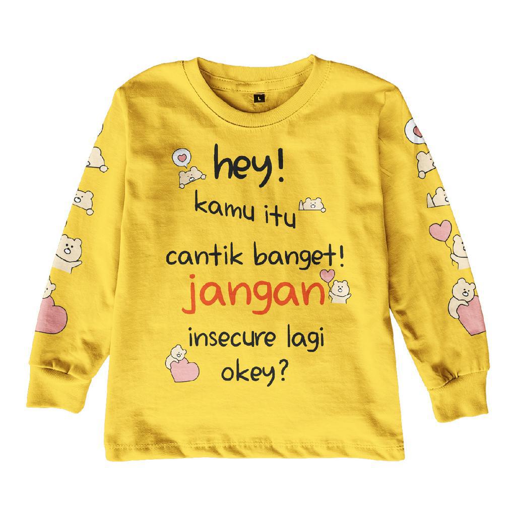 Kaos Lengan Panjang Anak Perepuan 1-14 Tahun Long shirt Motif Girl Series