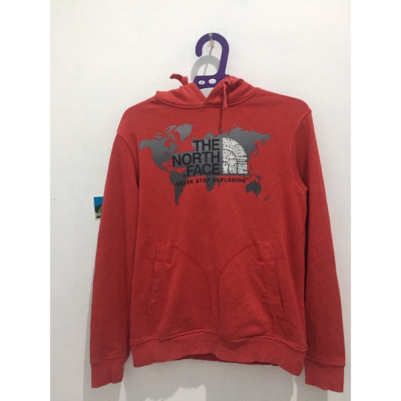 Sweater hoodie Tnf never stop exploring original