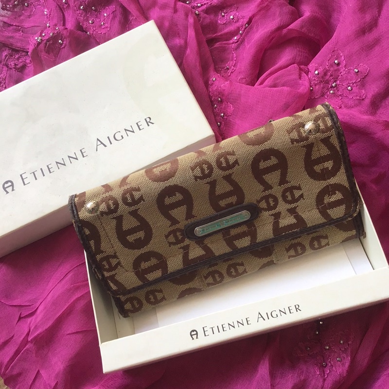 Preloved Dompet Etienne Aigner Coklat