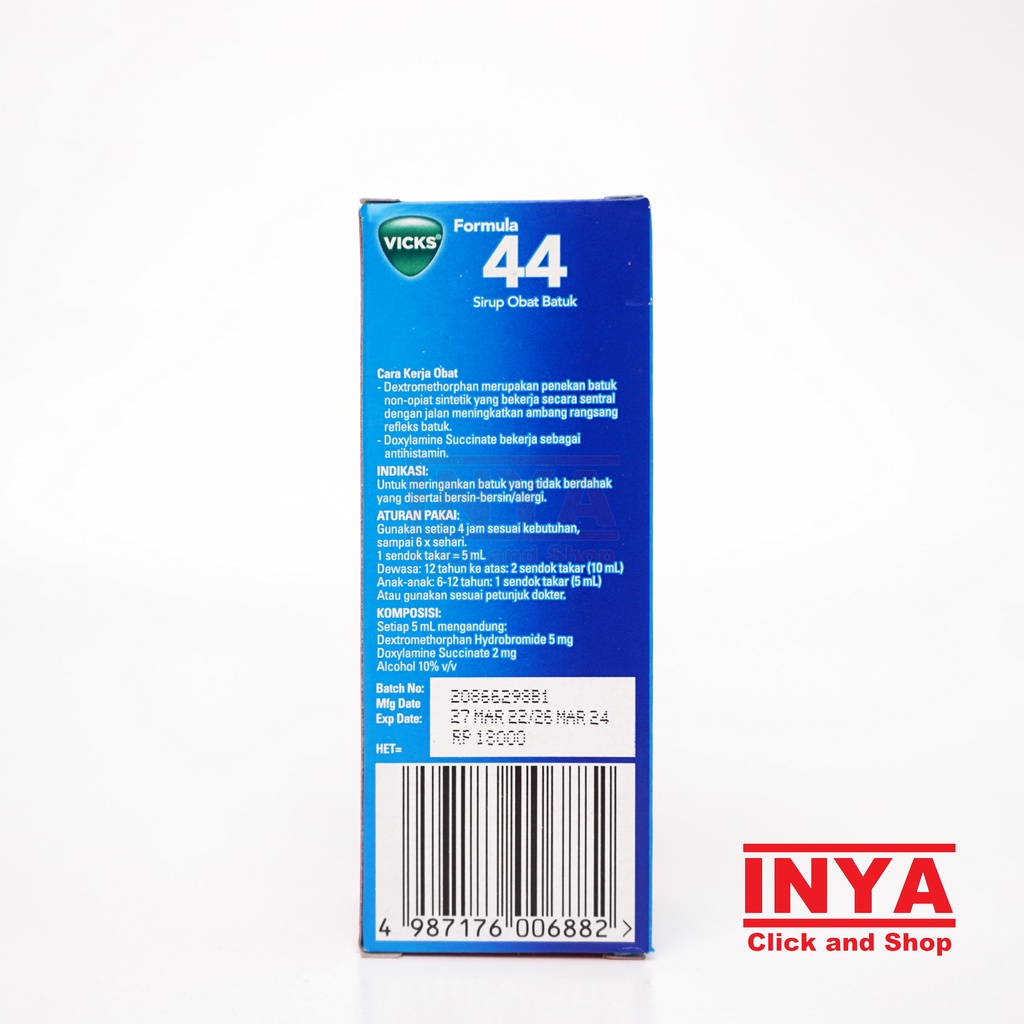 VICKS FORMULA 44 SIRUP OBAT BATUK 54ml