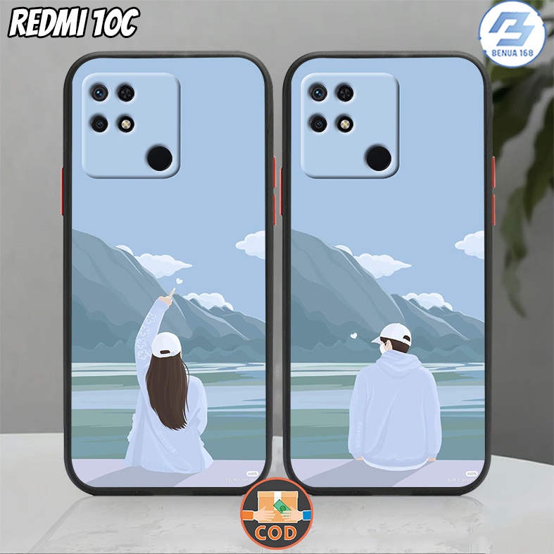Benua Case - Case COUPLE Xiaomi Redmi 10C  - Case Hp Redmi 10C - Kesing Hp Redmi 10C - Casing Hp Red