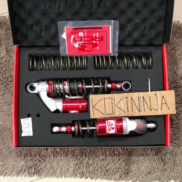shock vs bebek 320mm racingboy single klik rcb racing boy titanium red