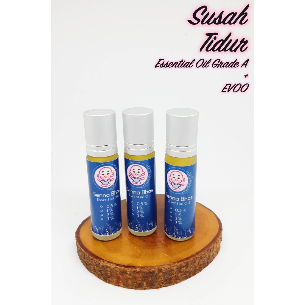 SENNABHAS Essential Oil Dilute SUSAH TIDUR/GELISAH/TANTRUM  | Obat Herbal | ANAK BAYI DAN DEWASA