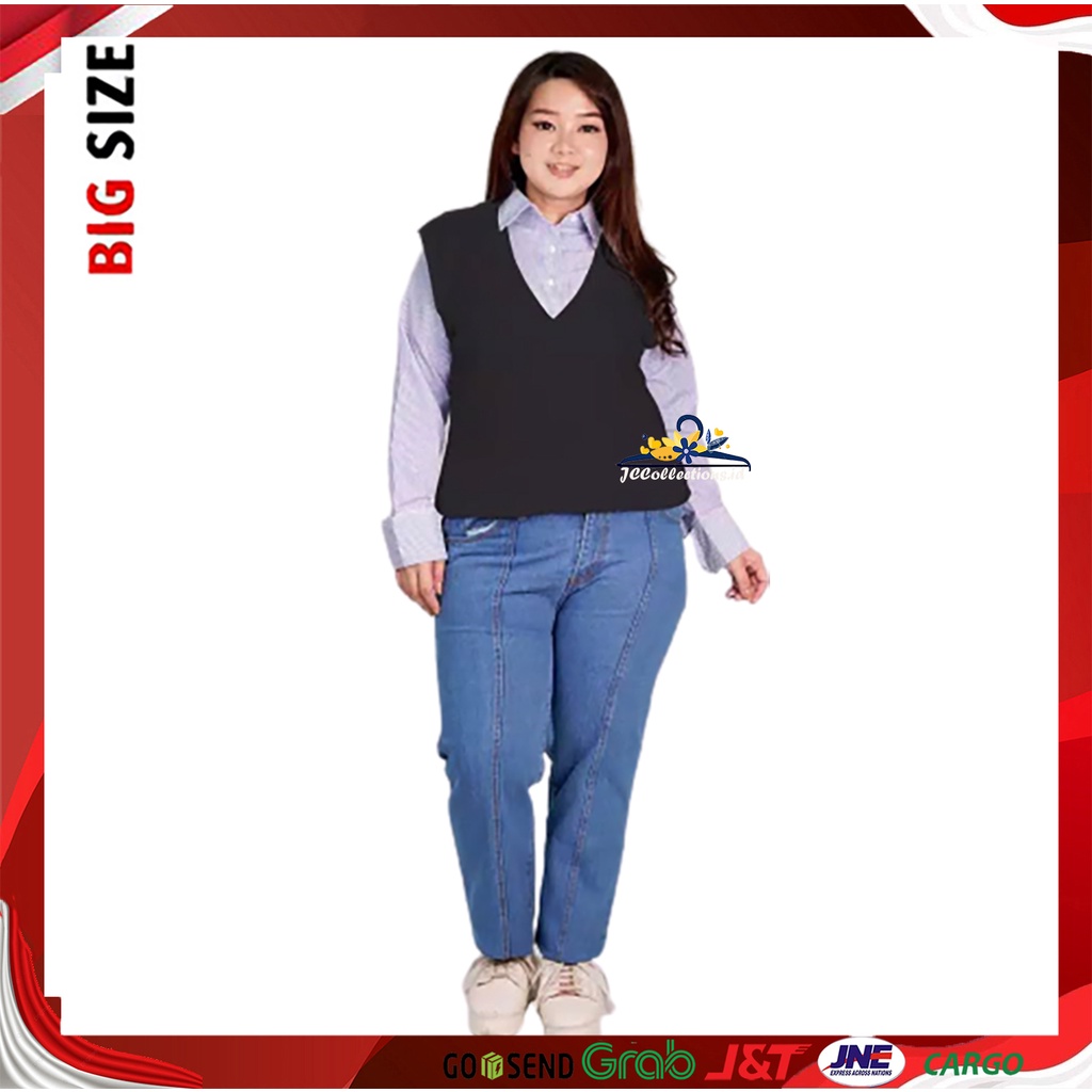 Rompi Rajut Wanita Jumbo Big Size / Oversize Women Vest