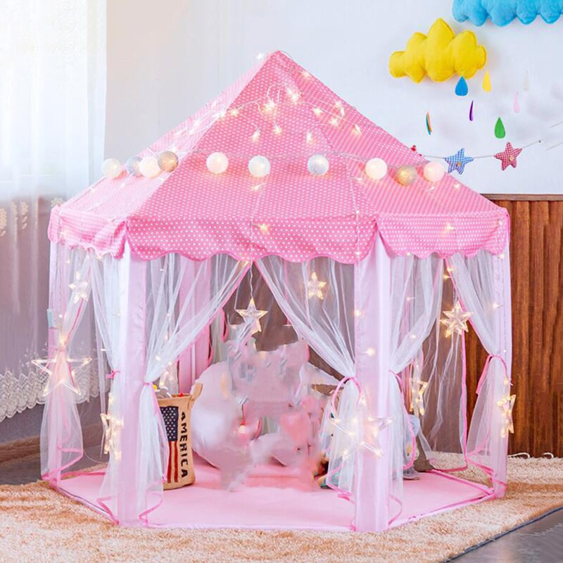 PROMO Tenda Camping Lipat Untuk Anak-Anak 2/3 orang dengan model castle Lucu -TERMURAH