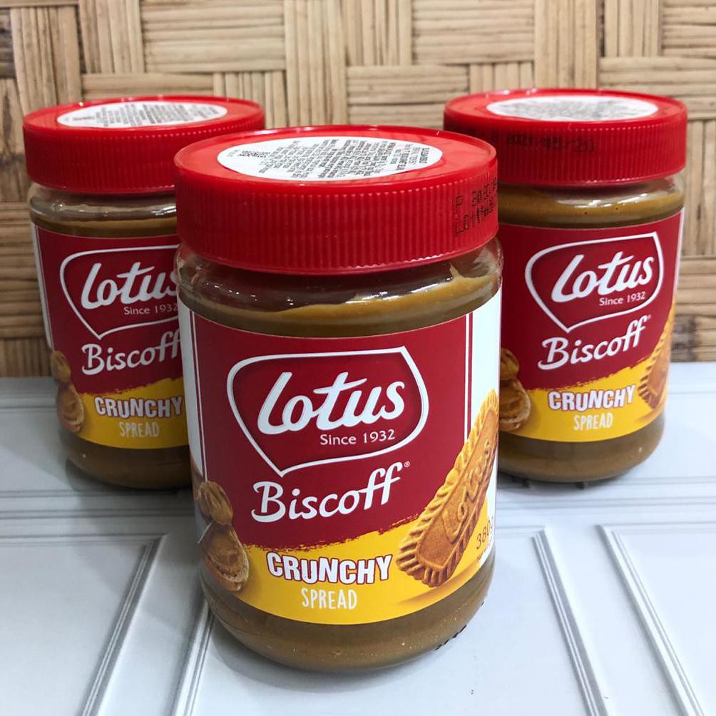 

✨BISA BAYAR DI TEMPAT✨ Lotus Biscoff Crunchy Belgia selai jam import Butter Caramel import 380gr