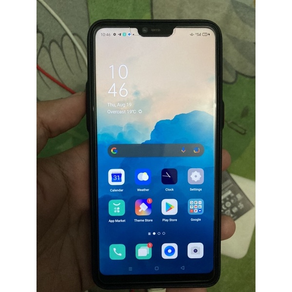 Oppo F7 4/64gb batang bekas second