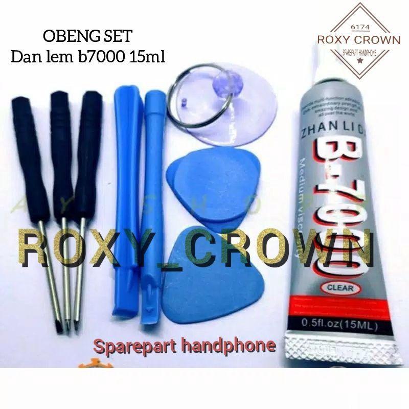 

LEM B 7000 PLUS OBENG SET PEMBUKA HP BONUS LEM LCD TOUCHSCREEN LEM B7000 ORIGINAL OBENG REPAIR ALAT SERVICE HANDPHONE