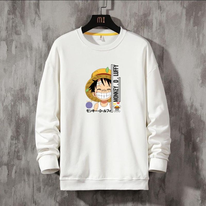 COD/DS/BAJU SWEATER LUFFY NYENGIR (M-L-XL)