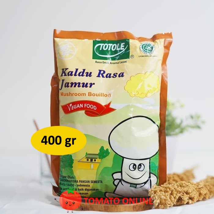 Totole Kaldu Jamur Vegetarin Vege 400 gr gram G / 400gr / 400gram HALAL