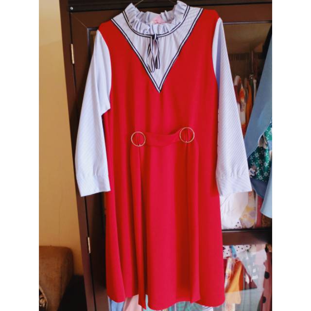 Tunik scuba premium mix katun ld 110