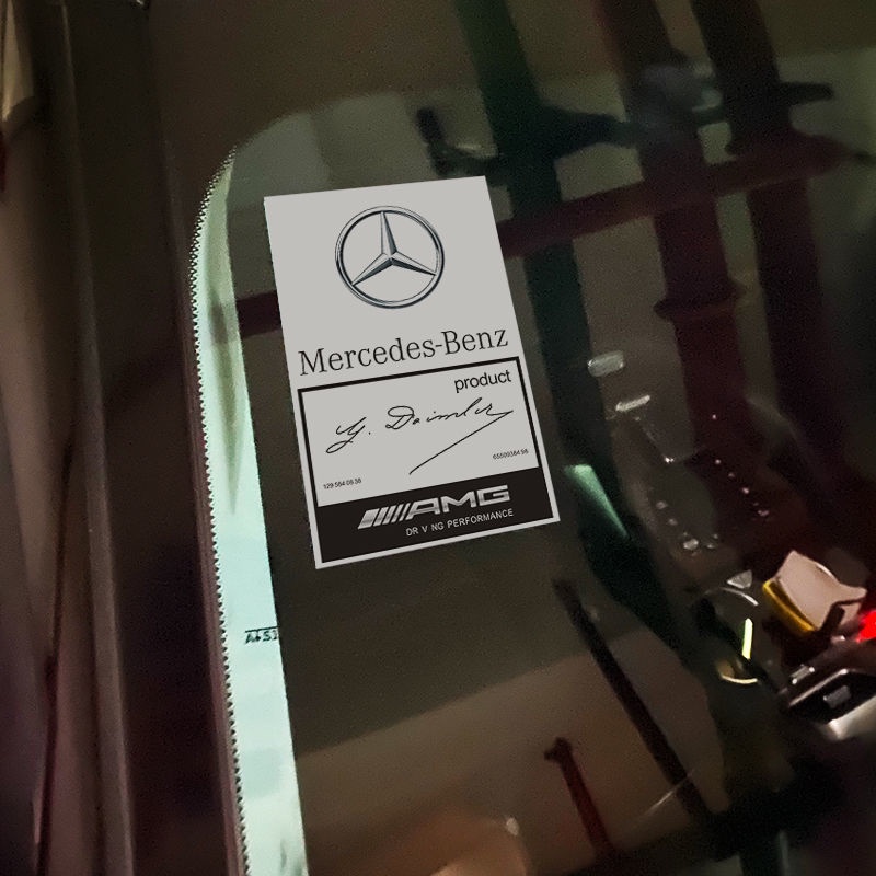 Stiker Kaca Depan Mobil Untuk Mercedes Benz AMG E200 W210 W203 W124 W204 W211 W123 W205 W212 W203 W200 C200 G50S Gl3