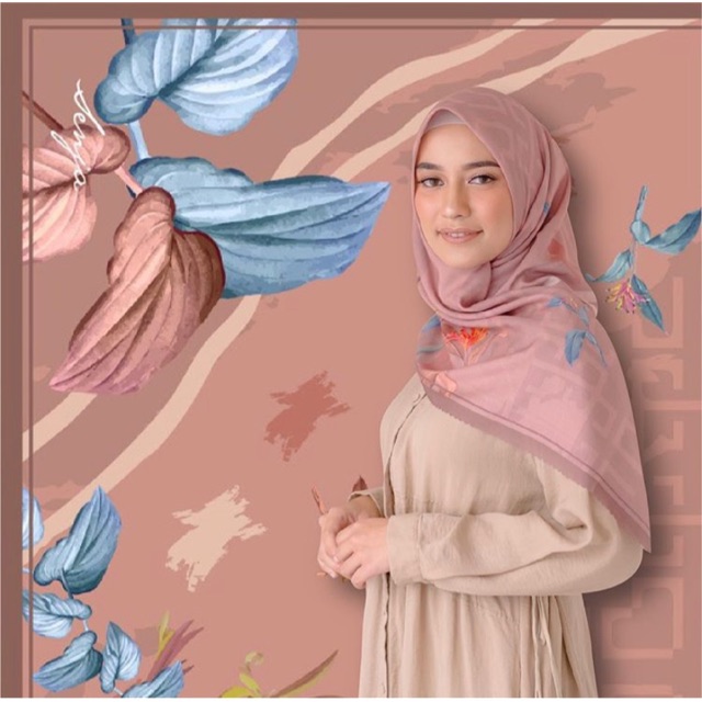 

Senja Scarf Leaf Painting No 2