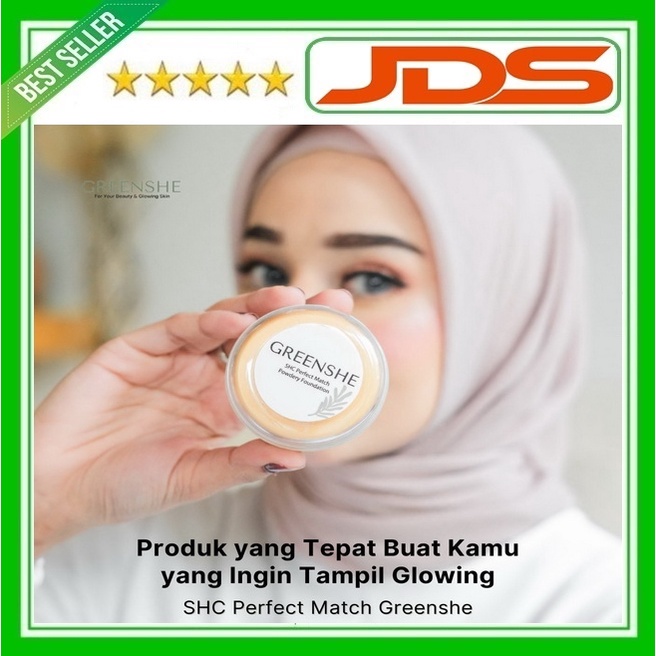 SHC Perfect Match Greenshe Bedak Sunscreen UV Protect