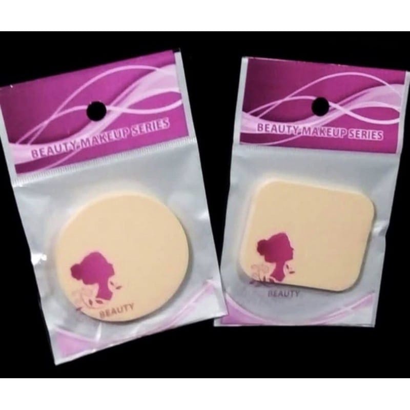 SPONS MAKE UP MURAH SPON BULAT SPONGE KOTAK / STIPPPA1